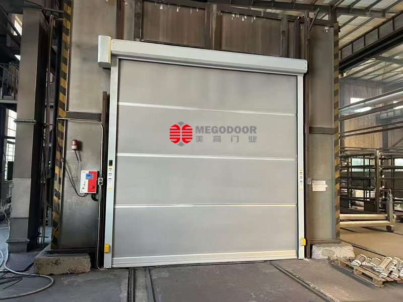 硼砂房门推荐：PVC快速卷帘门，首选美高门业插图