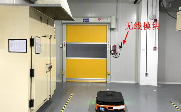 洁净车间风淋室平开门升级快速门，提高自动化效率缩略图