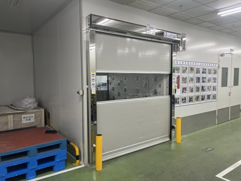 风淋室旧门改造方案：手动门改自动门，平开门升级PVC快速门，支持互锁联动与AGV通讯缩略图